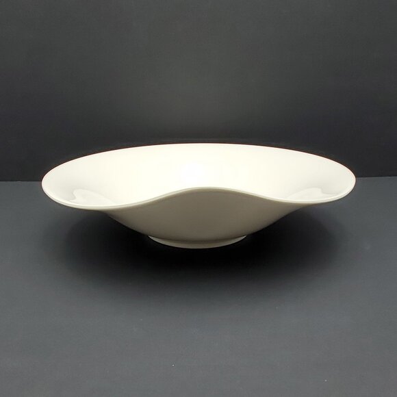 Villeroy & Boch Affinity Pasta Salad Bowl 10" White Porcelain Serving Bowl - Picture 7 of 10